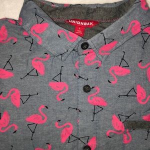 Union Bay Flamingo Button Up